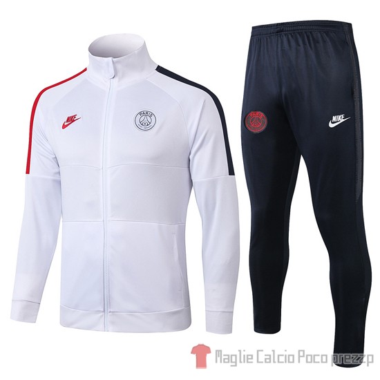 Tuta da Track Paris Saint-Germain 202019/2020 Bianco - Clicca l'immagine per chiudere